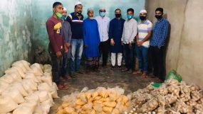 তারাদরম ফ্রেন্ডস সার্কেলের উদ্যোগে ১৫০ পরিবারে খাদ্যসামগ্রী বিতরণ