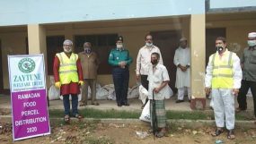 জয়তুন ওয়েলফেয়ার ট্রাস্টের উদ্যোগে খাদ্যসামগ্রী বিতরণ
