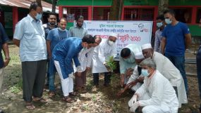 দক্ষিণ সুরমা আওয়ামীলীগের বৃক্ষরোপন কর্মসূচি