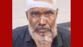 বিশ্বনাথে পুত্রদের হামলার পিতা আহত